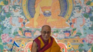 First Day of His Holiness the Dalai Lama’s Teachings in Riga, Latvia