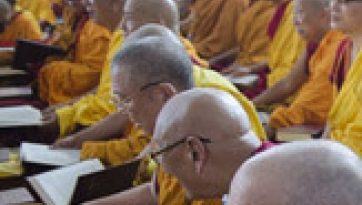 First Day of Resumed Lam Rim Teachings at Ganden Jangtse Monastery