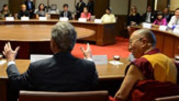 His Holiness the Dalai Lama is a Guest at the George W Bush Presidential Center and Southern Methodist University