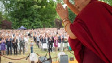 His Holiness the Dalai Lama is Given a Warm Welcome in Wiesbaden