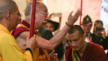 Participating in the Grand Opening Ceremony of Dieu Ngu Buddhist Temple