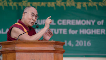 Inauguration of the Dalai Lama Institute for Higher Education