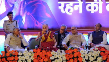 His Holiness the Dalai Lama Visits Madhya Pradesh to Talk on the Environment and Happiness
