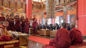 Visit to Tashi Lhunpo Monastery and Convocation at Namdroling Monastery