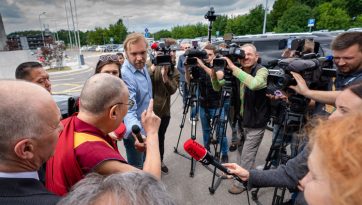 Arrival in Lithuania