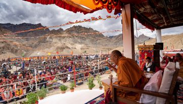 Visiting Spring Dales Public School in Mulbekh