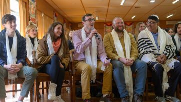 Meeting with Students from the USA and Israel