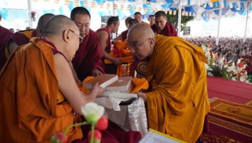 Celebrating Ganden Ngamchö