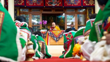 People from Spiti Offer Prayers for His Holiness’s Long-Life
