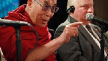 His Holiness participates in the 12th World Summit of Nobel Peace Laureates