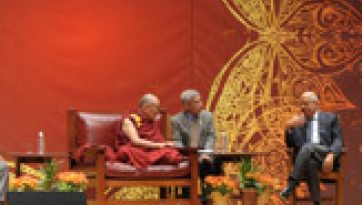 His Holiness the Dalai Lama Attends Common Ground for Peace Forum in Syracuse, NY