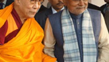 His Holiness the Dalai Lama is the Bihar Chief Minister’s Guest in Patna