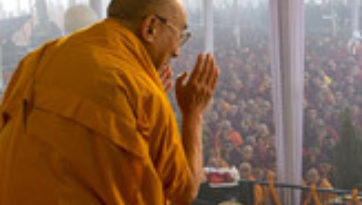 Third Day of His Holiness the Dalai Lama’s Teachings in Sarnath