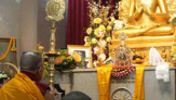 His Holiness the Dalai Lama Addresses CUTS, Visits Dhamek Stupa and Tibetan Monastery Sarnath