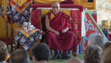 His Holiness the Dalai Lama Arrives in Mundgod to Attend 26th Mind & Life Meeting