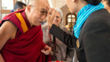 His Holiness the Dalai Lama Attends the Jaipur Literature Festival
