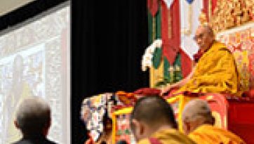 Public Teachings, Addressing Tibetan Residents and Visiting the State Legislature in Madison, Wisconsin